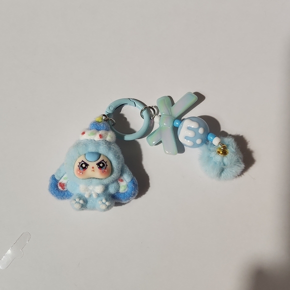 Other - Cute little blue Lafufu keychain or purse charm